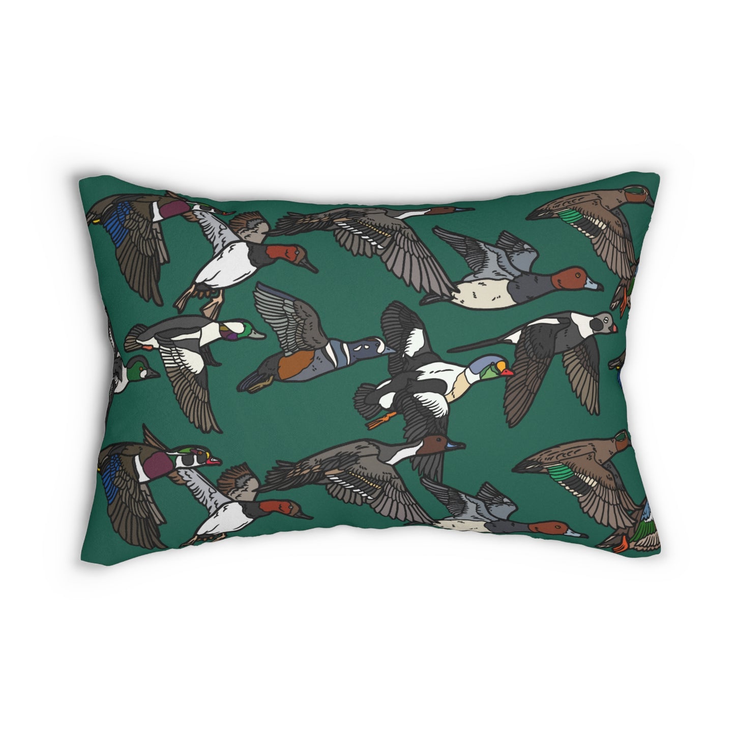 The Migration Pillow (Emerald Green)
