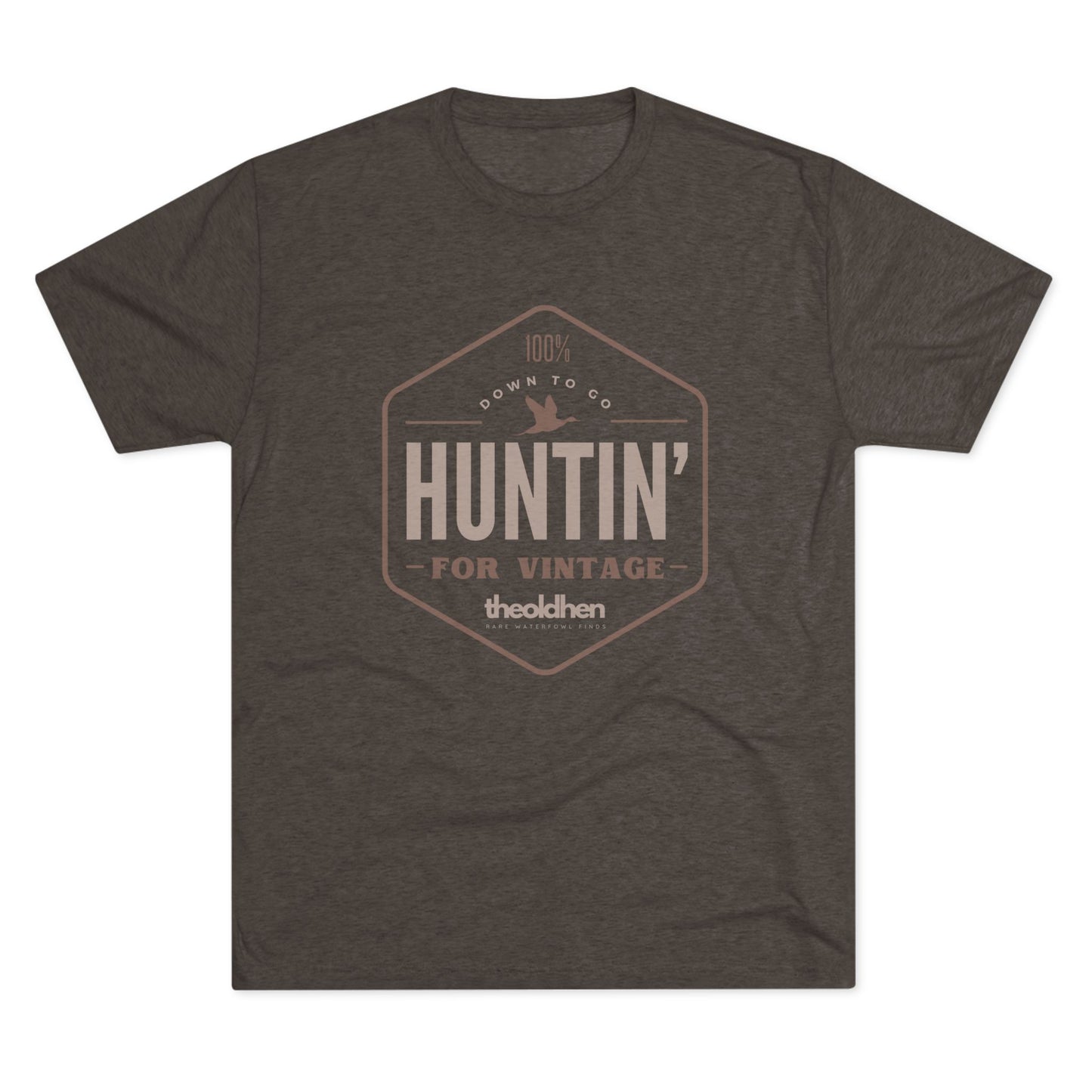 HUNTIN' Vintage Tee (Brown)