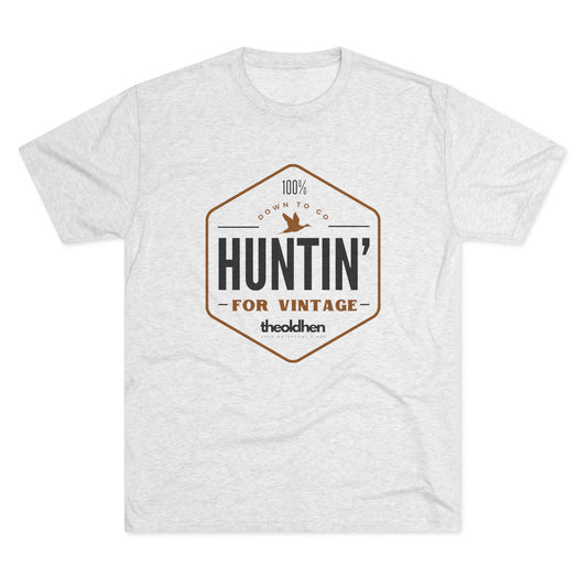 HUNTIN' Vintage Tee (White)