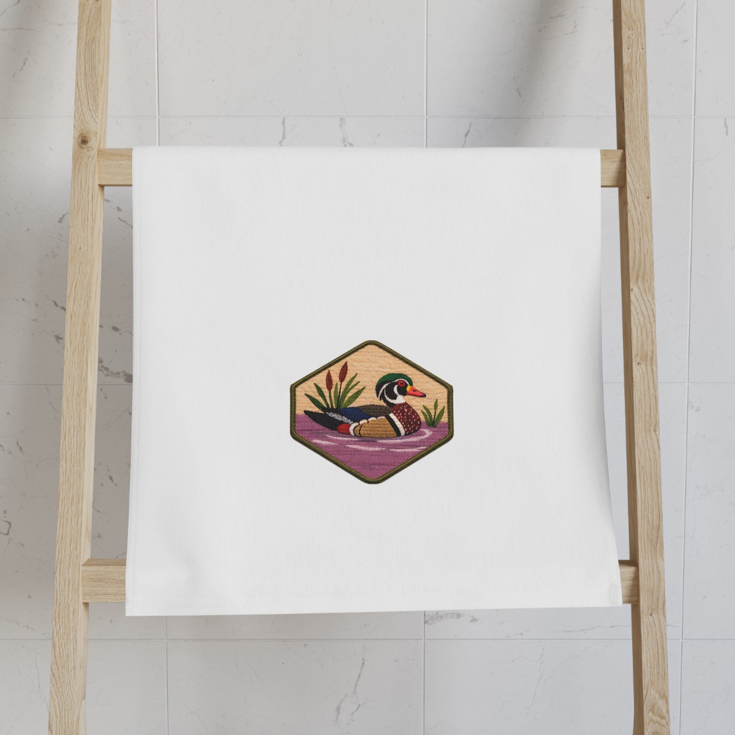 GrandmaCore Wood Duck Hand Towel