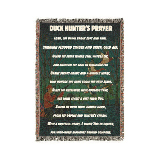 Duck Hunter's Prayer Throw Blanket (2 Sizes)