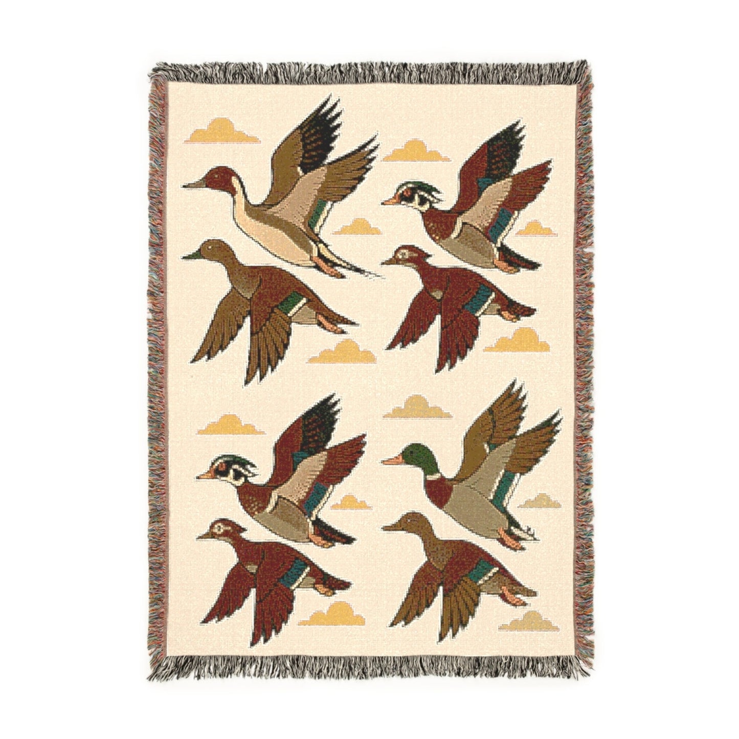 Flying Ducks Throw Blanket (3 Sizes)