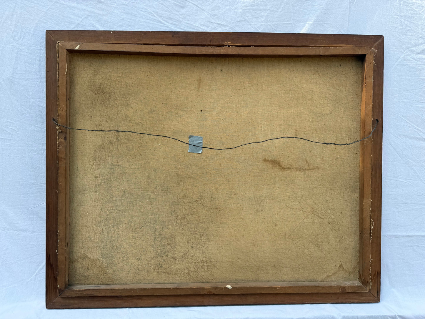 Canvasback Painting (1935) Signed “VAH” Frame: 37x30in