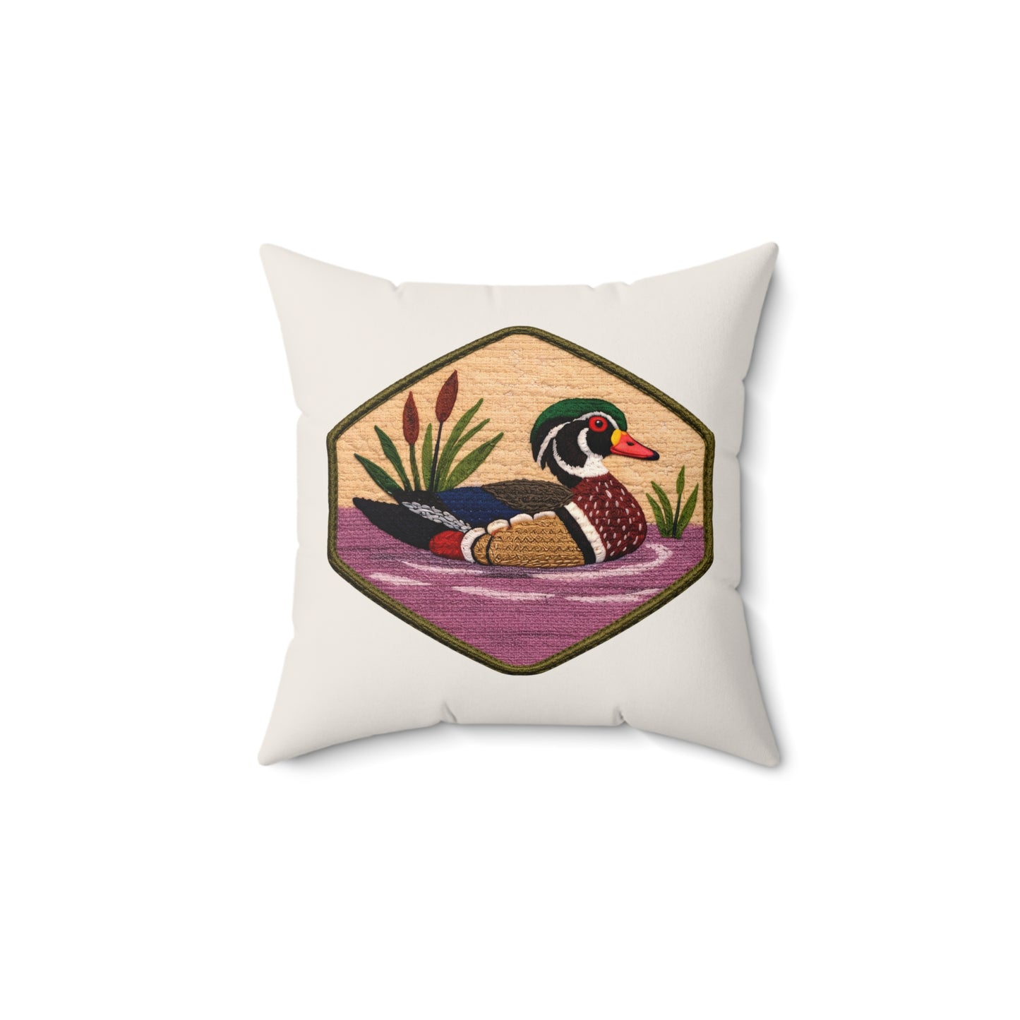GrandmaCore Wood Duck Pillow