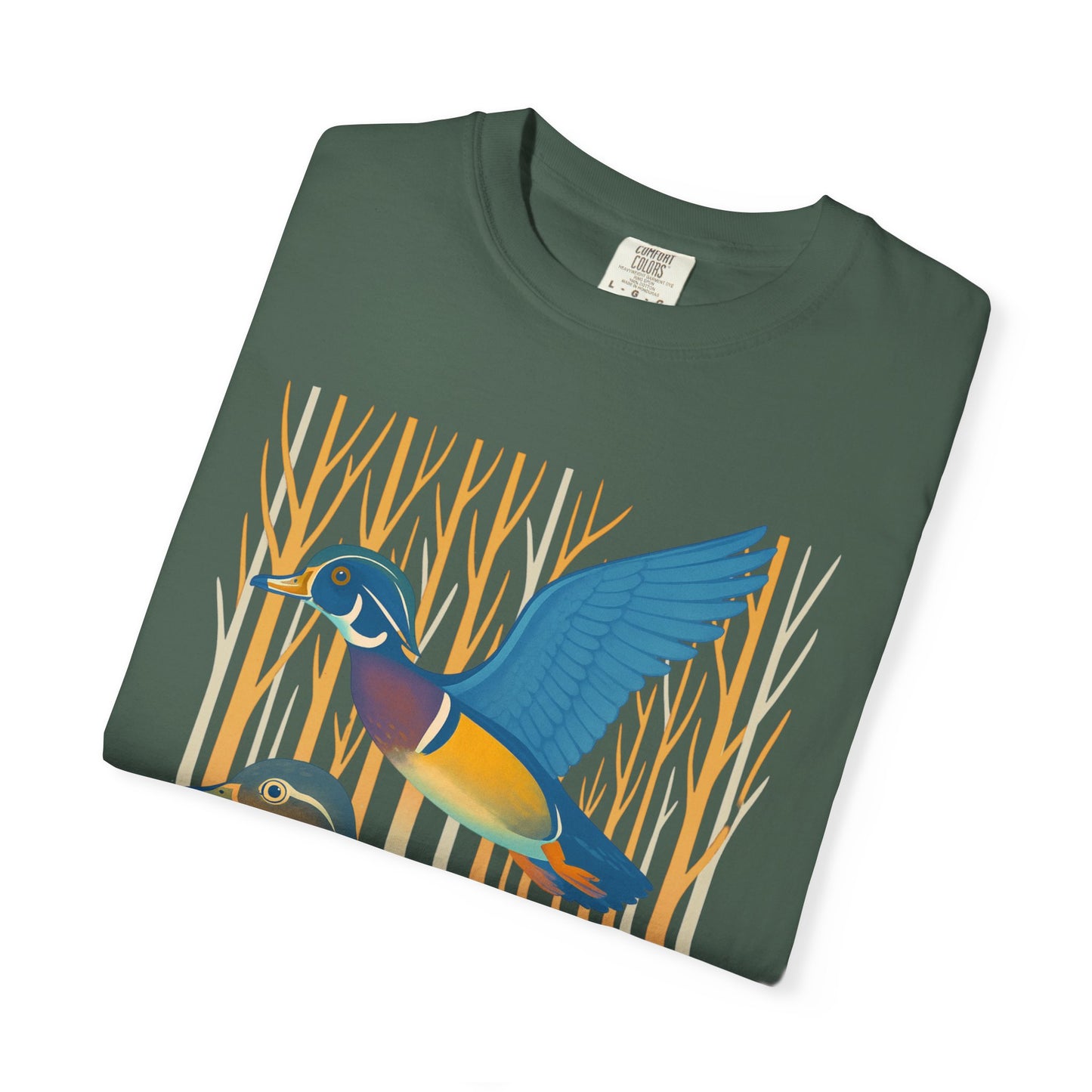 The Old Hen Logo Tee in Spruce (Comfort Colors S-4X)