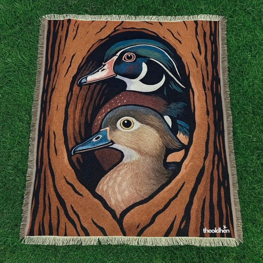 Wood Duck Throw Blanket PREORDER