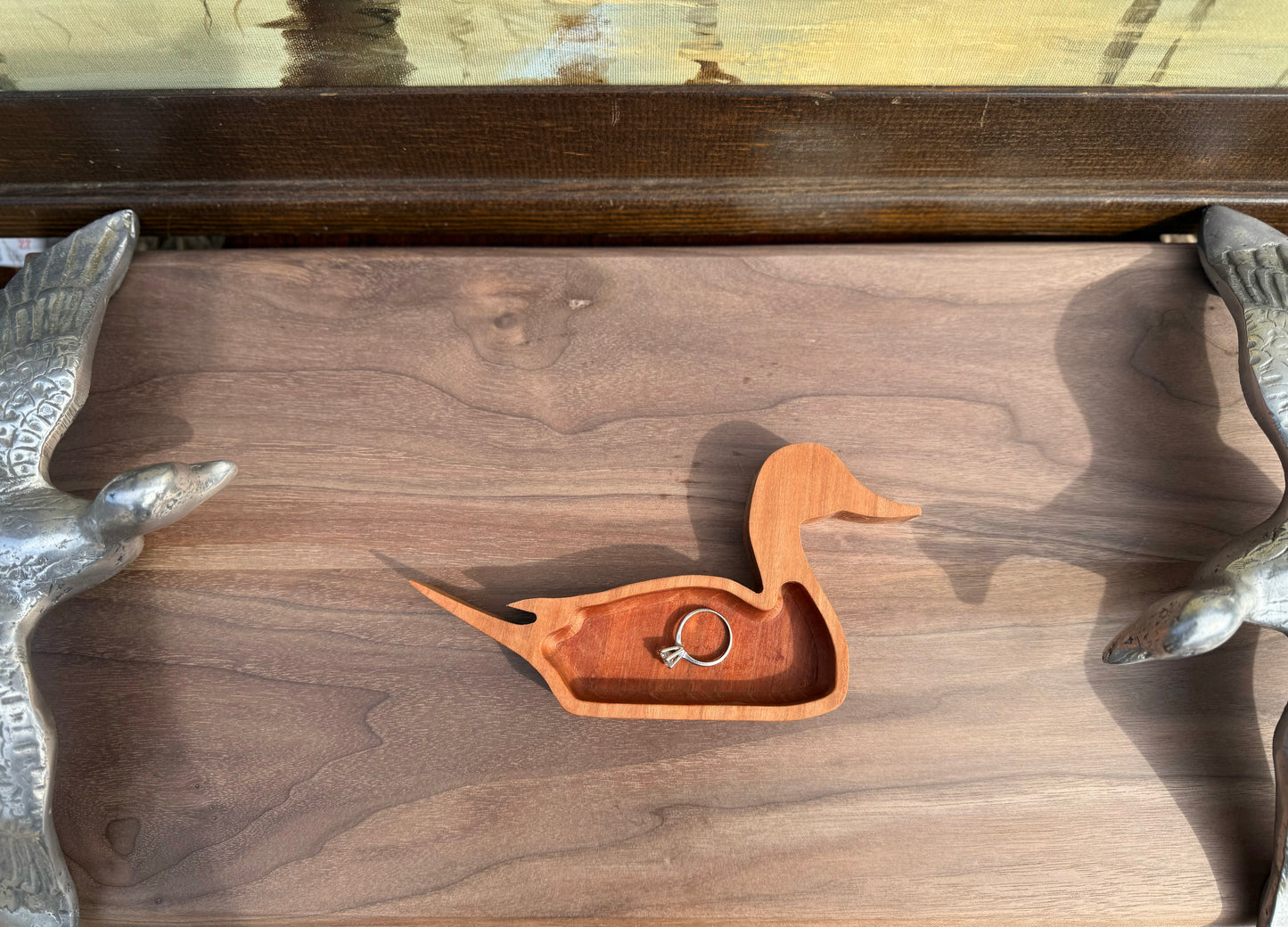 Pintail Ring Tray (Available in Cherry, Walnut or Purple Heart)