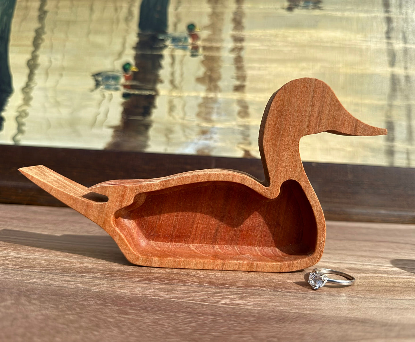 Pintail Ring Tray (Available in Cherry, Walnut or Purple Heart)