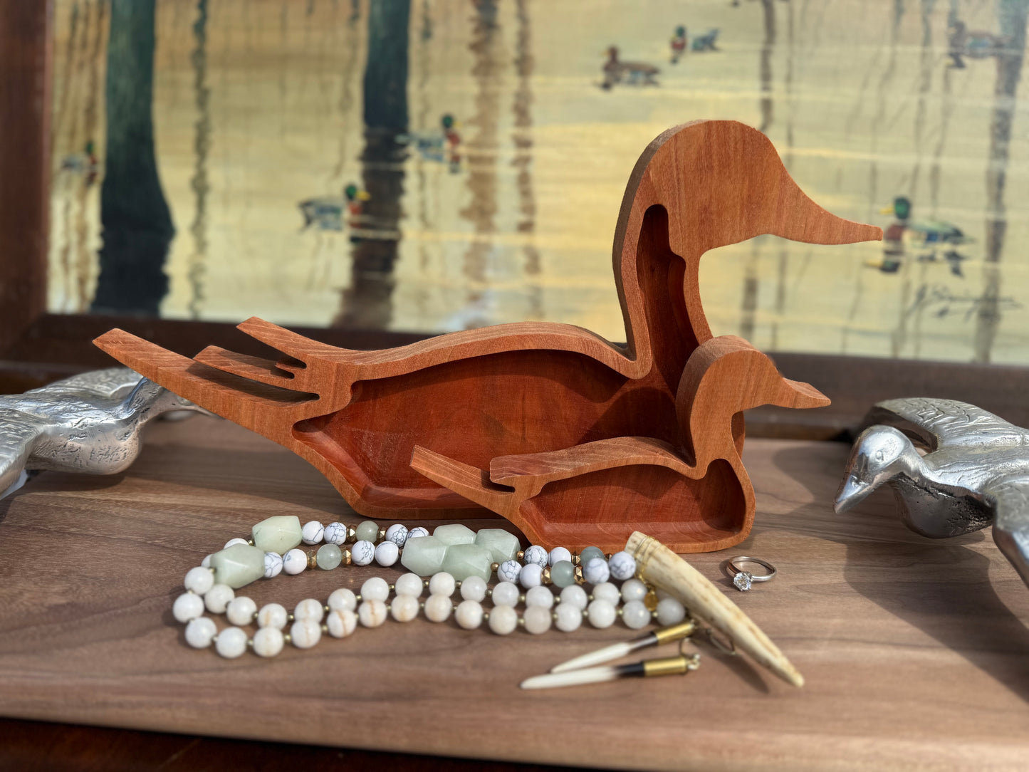 Pintail EDC/Jewelry Tray (Available in Cherry, Walnut or Purple Heart)