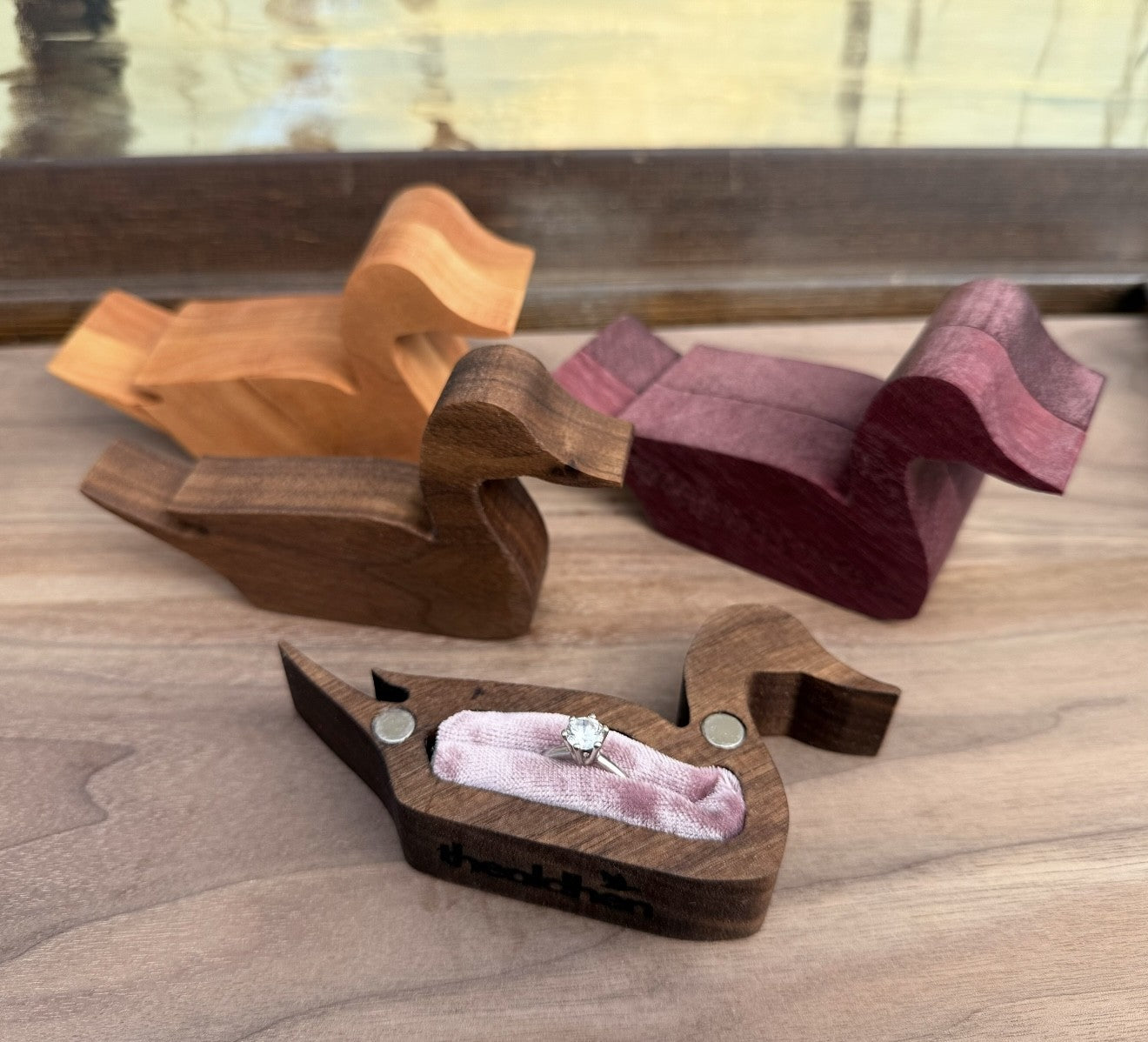 Pintail Ring Box (Engagement/Travel)